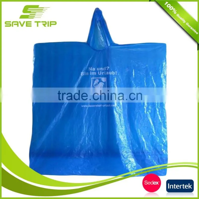 Five-star service disposable clear colorful printing rain coat hood raincoat