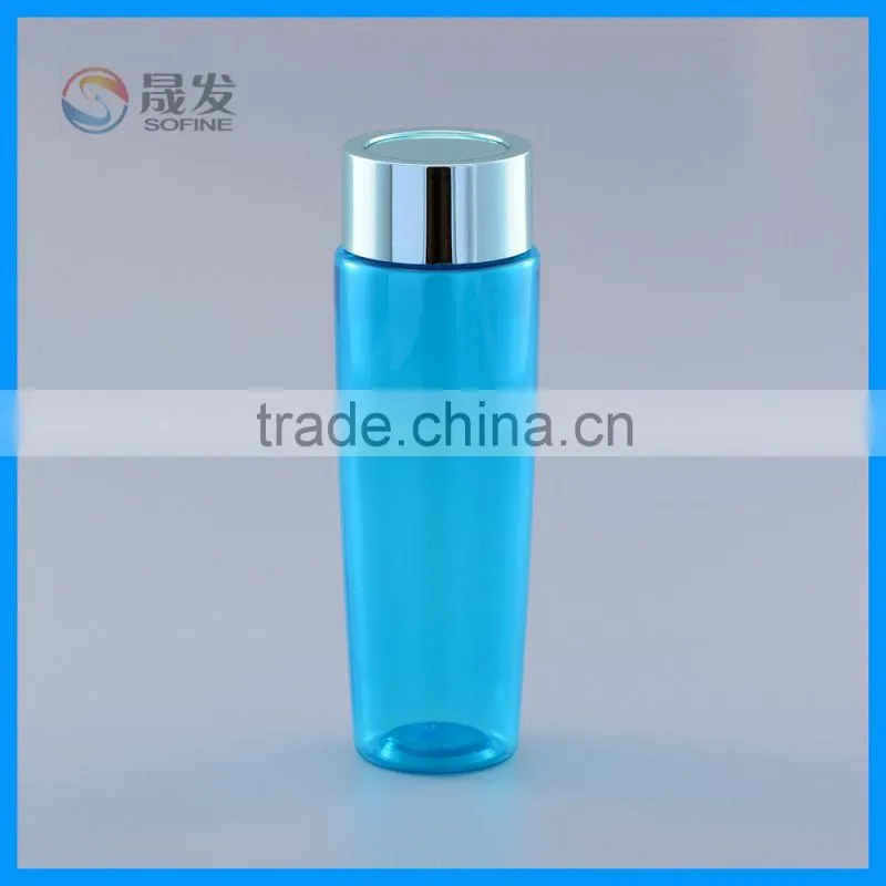 Screw cap pet cosmetic lotion bottle