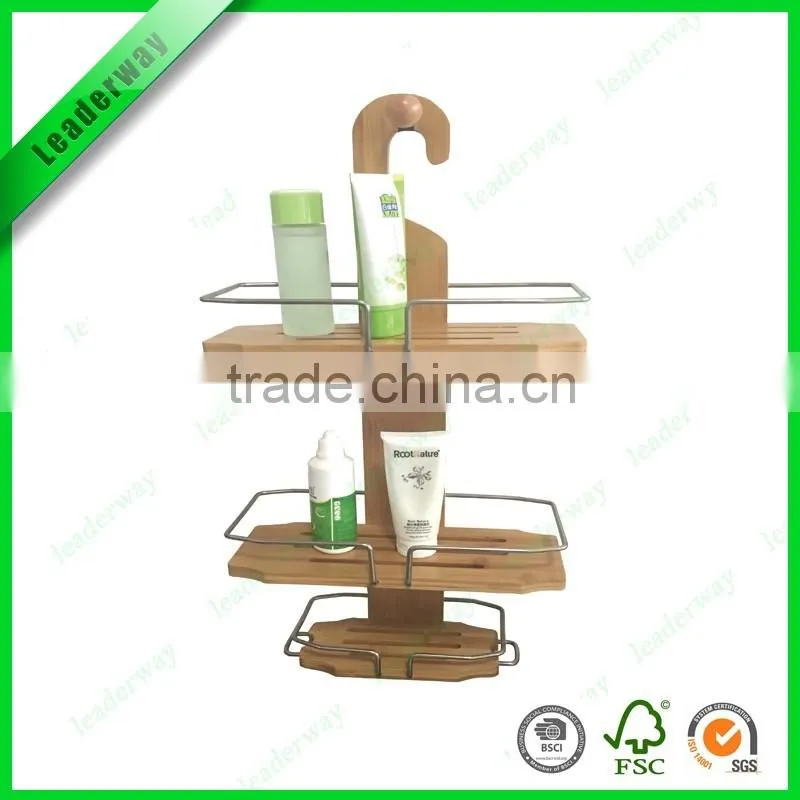 Classic bamboo china bathroom accessory 4 piece set