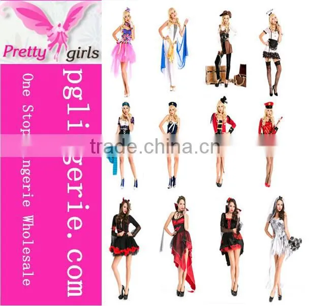 Wholesale sexy halloween party clothing woman sex cosplay costume