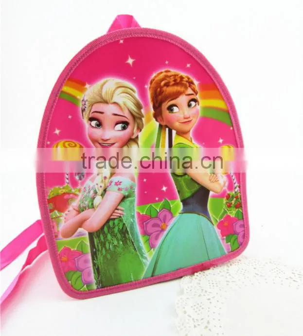 wholesale cute non woven frozen cartoon kids child school bag
