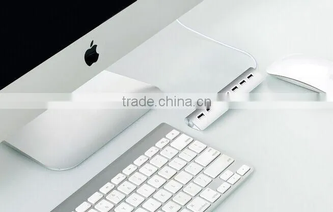 Portable usb por hub suppliers, Hi-Speed Aluminum Casing 7 port 2.0 usb hub