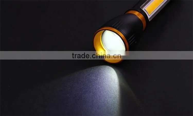 Patented Durable Aluminum Alloy COB LED Torch with 2015 New Design