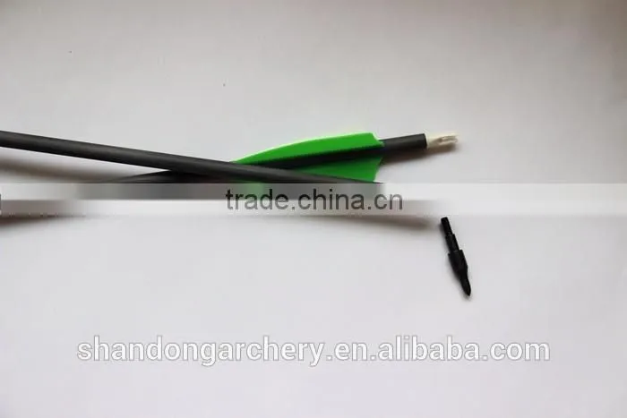 30 inch pure carbon arrows with plactic feather vane for sale