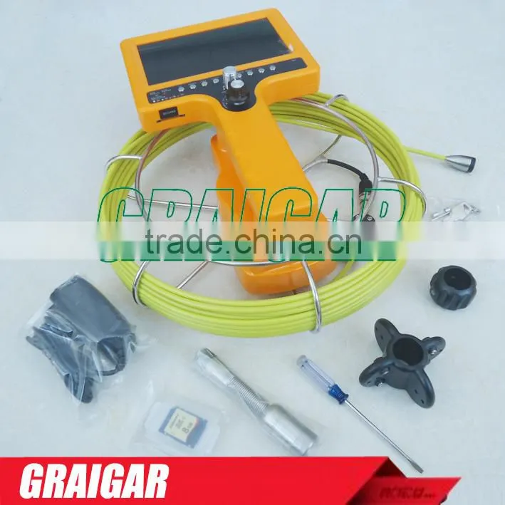 Handheld Sewer Survey Video Drain Inspection Camera System 710D-SCJ, 20m, Color, Video Recording, Picture Snap