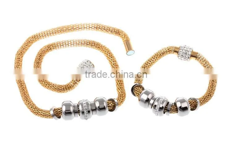hot 18k gold plated indian bridal jewelry set