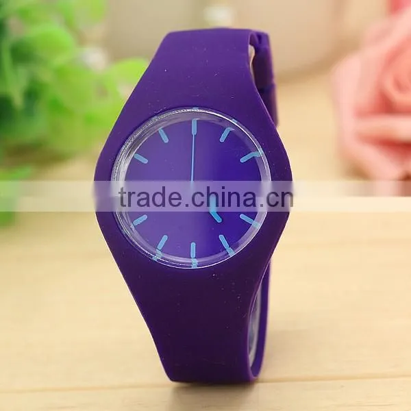 Custom Design Fashion Fruit Color Silicone Watch