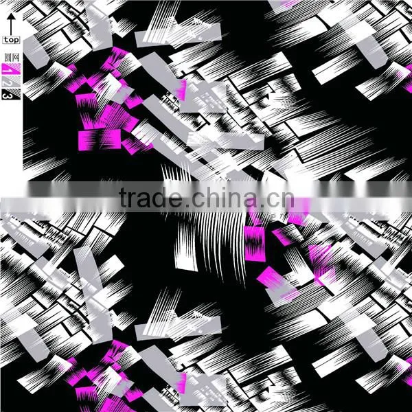 FDY printing knitted fabric polyester stretch fabric for women