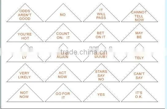 2016 hot sale magic 8 decision ball, fortune teller ball, magic decision ball