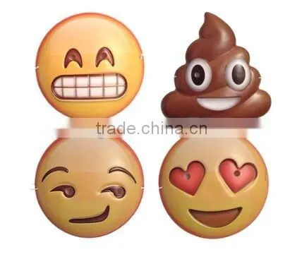 Plastic emoji Face mask Festive Emoji Mask