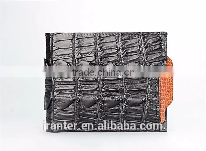 Customize Crocodile skin Men Wallet With Card Slot Driving Licence Holder Genuine Leather Wallet Manufacturer