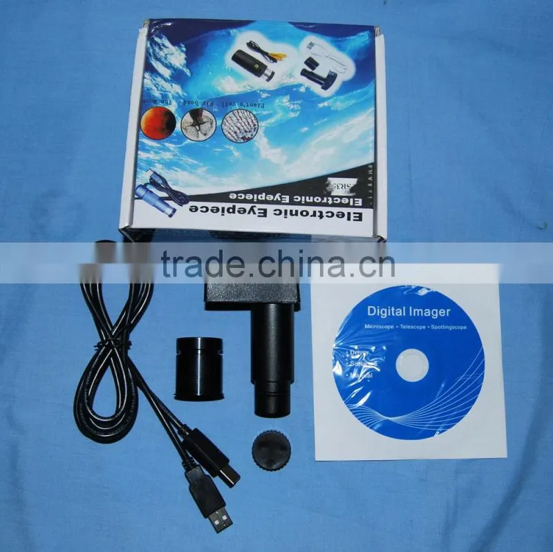 Microscope digital eyepiece to convert biological microscope into digital one for screen view and teaching