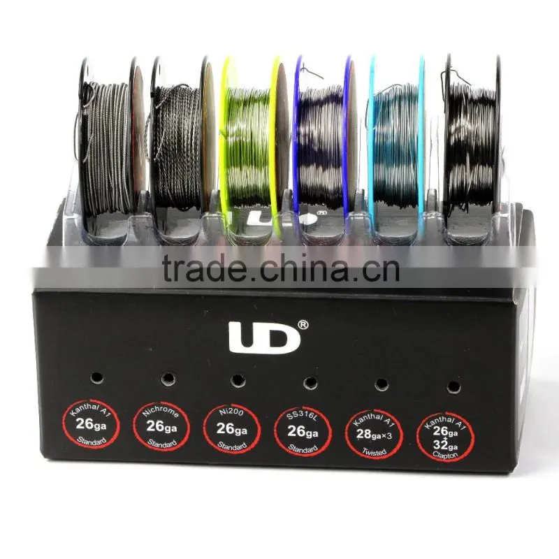 udtech best electronic cigarette Accessory wire box for builder choice with 6 spool in one box kan28
