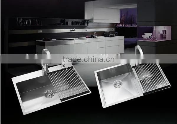 Luxury kitchen ware kitchen sink, stainless steel kitchen sink, hand made sink