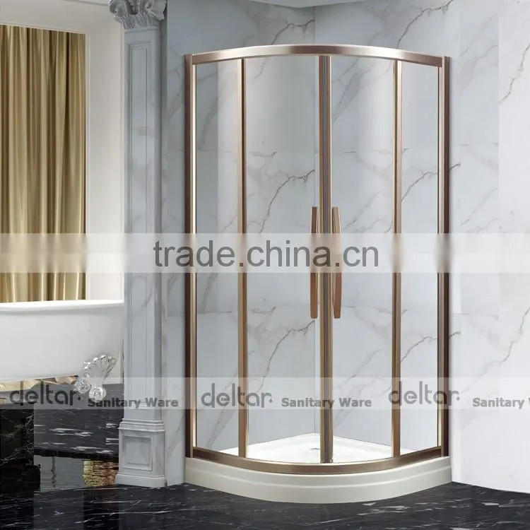 toilet sex shower room prefabricated unique cheap small compact round corner circular bath curved glass shower enclosures