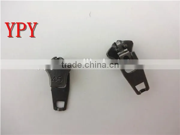 3# Wholesale light black nickel zipper 4.5 YG slider