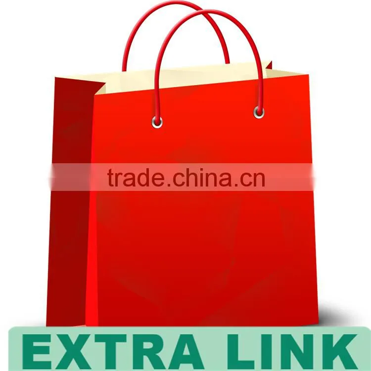 Extra Link Fresh Red Color Cardboard Reuseable Shopping Bag Logo Printed Wholesale