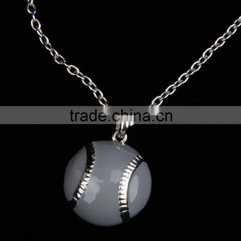 LCL-J3582 enamel soccer baseball volleyball basketball Fashion Necklace