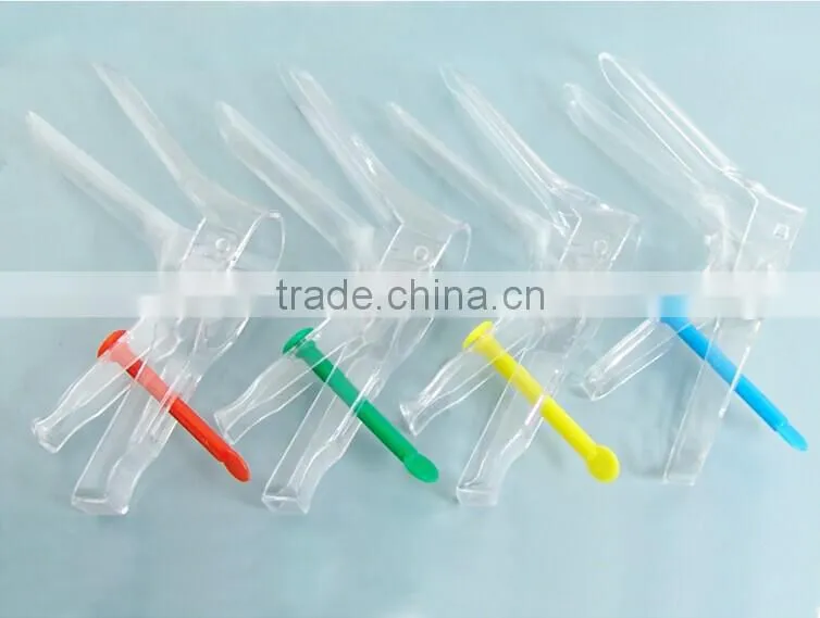 CE/ISO Approved Screw in Side Type Disposable Vaginal Speculum
