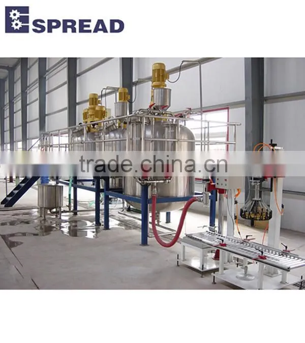 Industrial paint production line