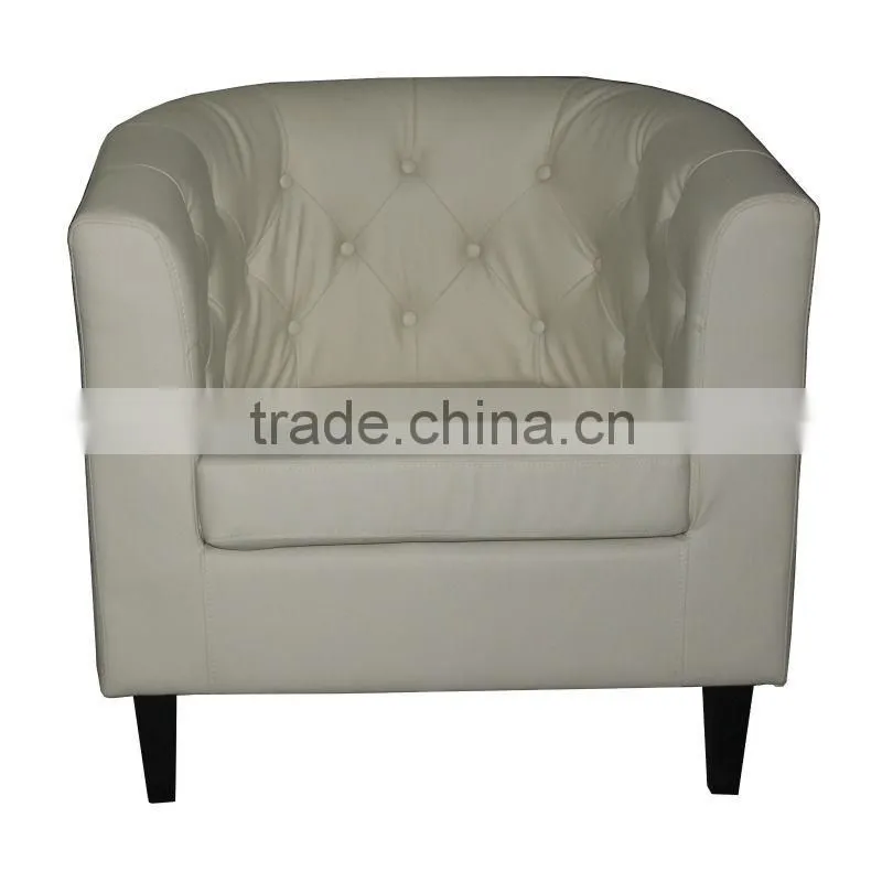 modern leather comfortable tub chair