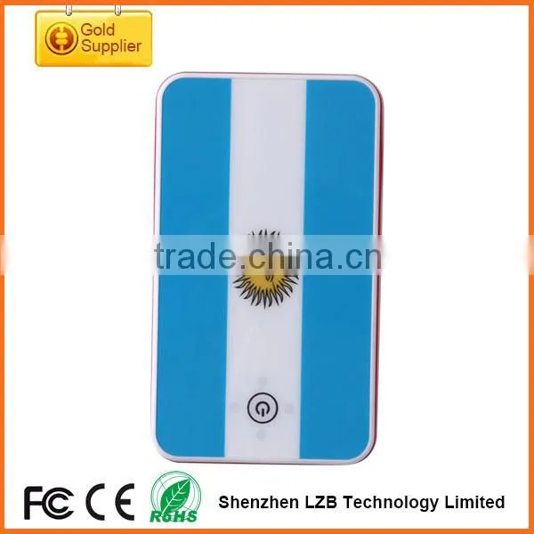 New arrival fashionable world cup promotion gifts best hot selling powerbank, recharge powerbank