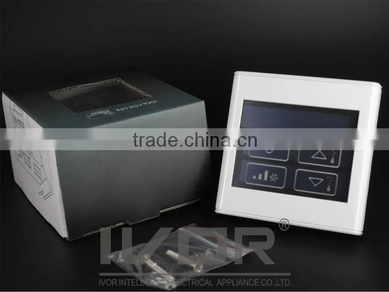 Good Quality IVOR 220V Central Air-Conditioner Thermostat Digital AC Thermostat Switch SK-AC2300L8 Light Silver PC Frame