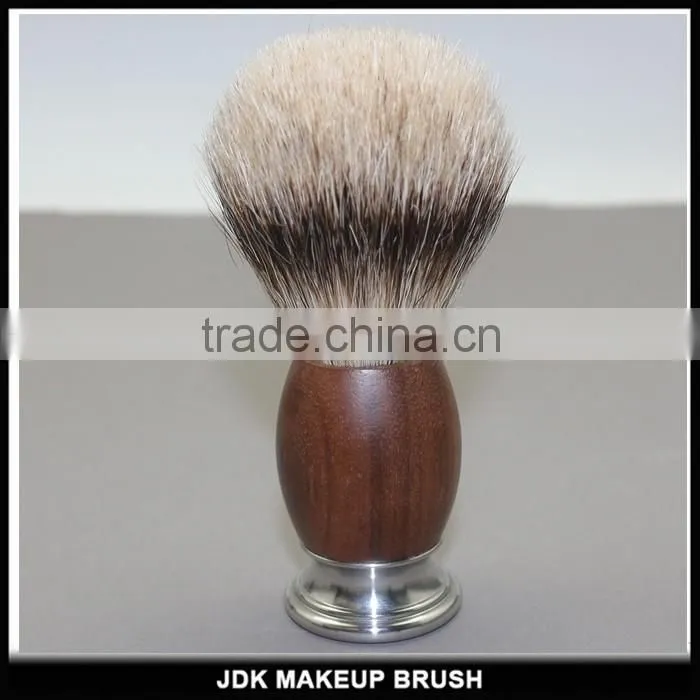Best Sellers metal base beard brush Top quality wooden handle super badger hair shaving brush for men