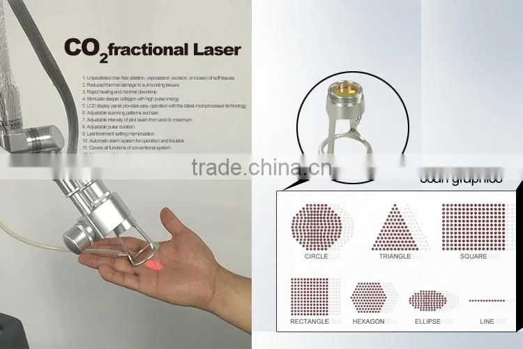 MED-870+ Laser Vertical co2 fractional laser beauty machine