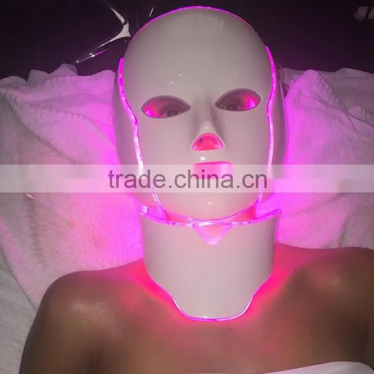 2017 led facial beauty machine led face light therapy mask