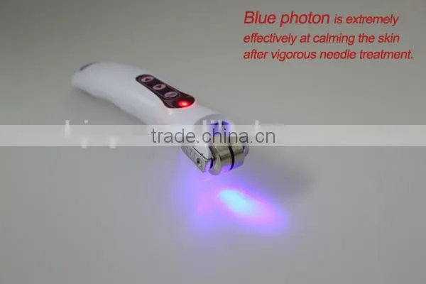massage roller with 540 needles bio led light dns revo derma roller
