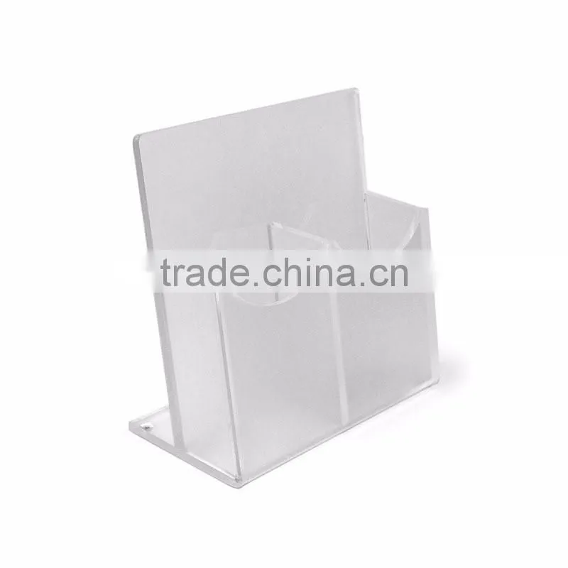 Bulk Stocked Two Hole Sides Acrylic Remote Control Phone Holders (XJJD34)