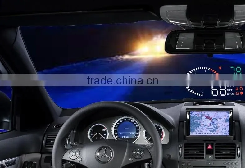 3 Inch X6 GPS car hud OBD2 head up display system