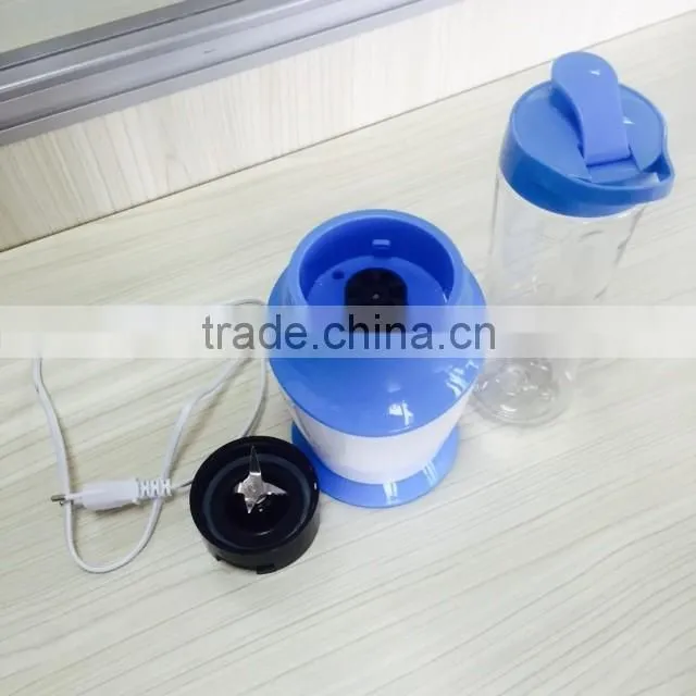 Fruit electric bottle blender with 600ml BPA free sport bottle