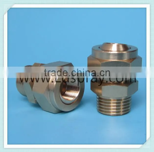 Brass adapter connect spray adjustable ball nozzle
