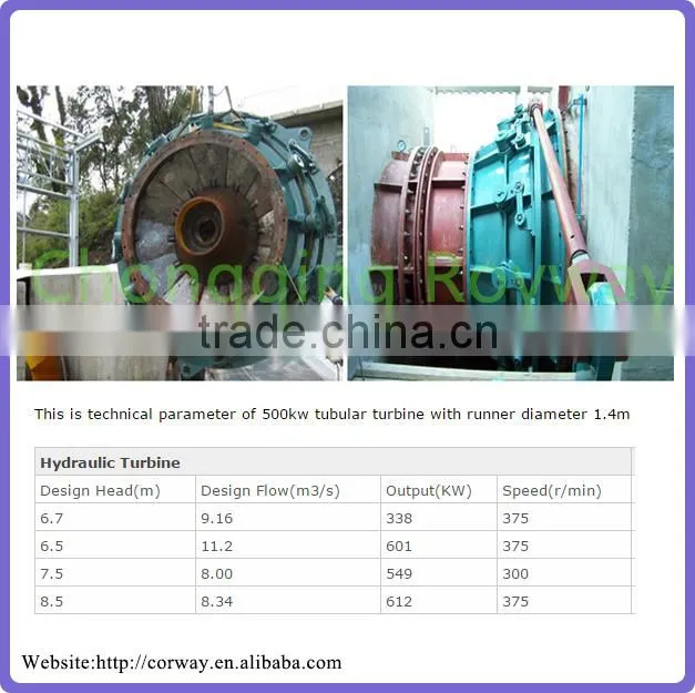 Hydraulic Generating Tubular Turbine 10kw Hydro Generator with Resonable Price