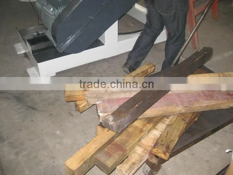 wood and plastic double shaft shredder