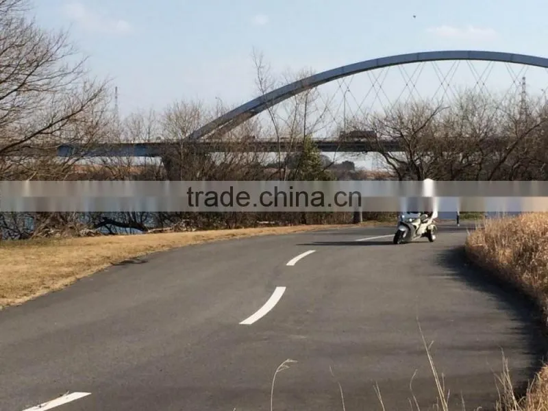 three wheel electric tricycle roof scooter for delivery with tilting mechanism