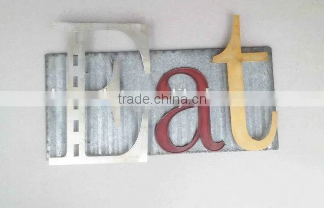 Metal Iron Kitchen Wall Hanging Decorative Items Kitchen Wall Decoration