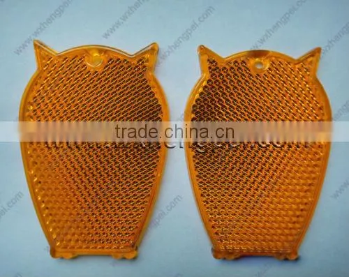 bear shaped warning sign/ owl reflector/ car reflector/ snowman reflect keychain/ round triangle reflector