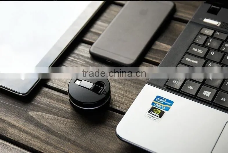 Hot Sale Hidden USB Data Cable Dual Universal Flexible USB Charging Cable For Iphone 5s/6/6s And Android Mobile Phones