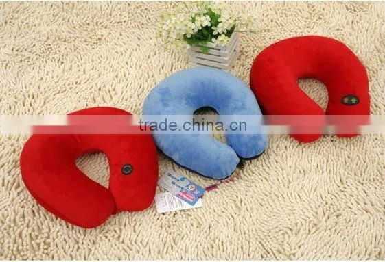 Supply fashion cute massage pillow neck pillow U shape cushion small order