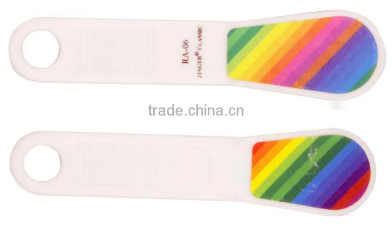 Plastic Foot Brush ,colored Sandpaper foot file with callus cleaning