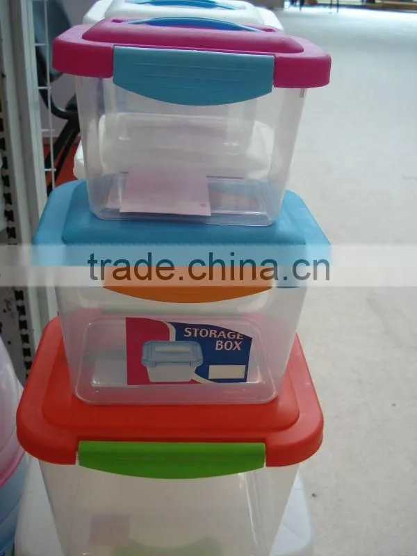 plastic storage handy box 3pcs as a set