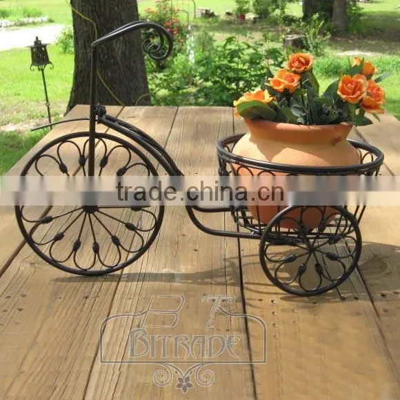 metal 3 pots butterfly stand