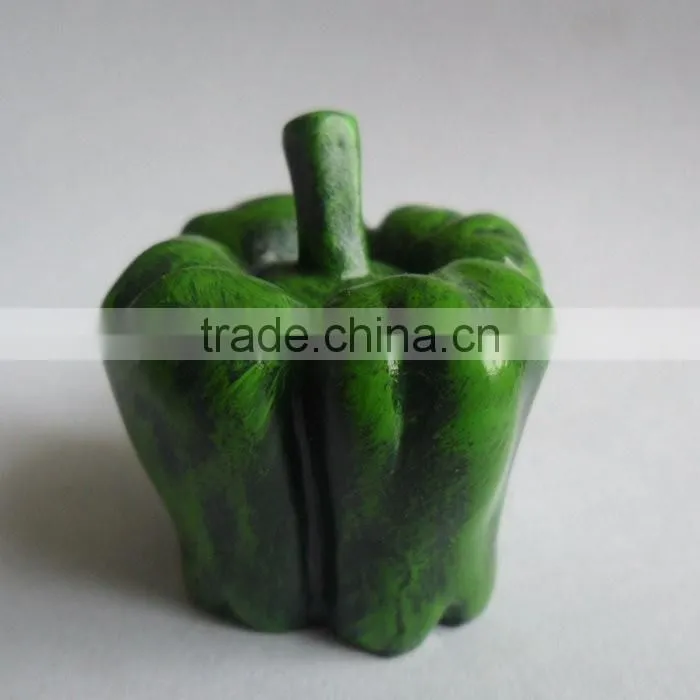 Resin hot pepper decoration