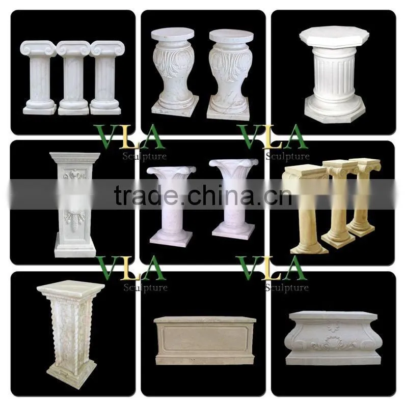 Beautidul Stone Pedestals Sculpture for Garden VP-010K