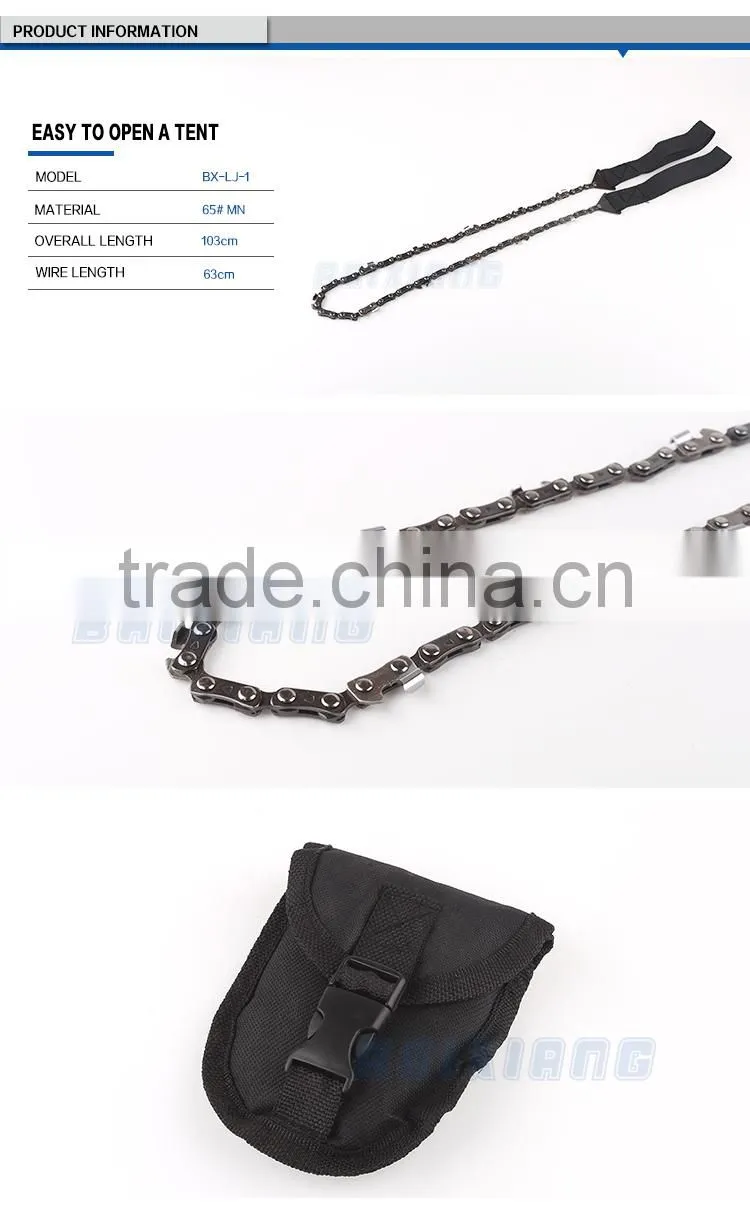Professional factory superior customer care perfect design wholesale hand wood cutting garden pocket mini saw chain