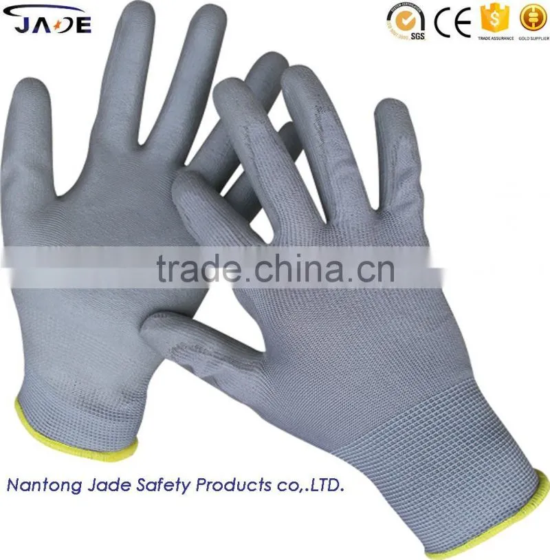 Pu Coated Glove, black pu coated gloves, black pu coated work gloves