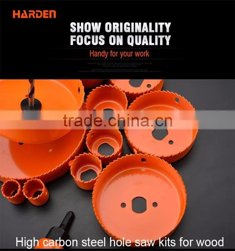 High Carbon Steel Professional 16PCS Hole Saw Set For Wood